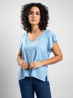 Blusa De Viscose Decote V