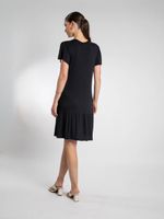 Vestido Gola Padre Com Laço