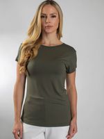 Blusa Manga Curta Picueta Decote