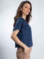 Blusa Social Decote V