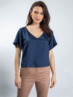 Blusa Social Decote V