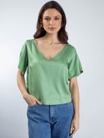 Blusa Social Decote V