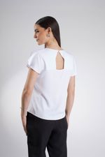 Blusa Social Recorte Nas Costas