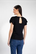 Blusa Social Recorte Nas Costas