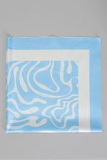 Lenço Cetim Estampa Wave 140X70cm