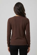 Blusa Feminina Manga Longa em Tricô com Cashmere