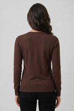 Blusa Feminina Manga Longa em Tricô com Cashmere