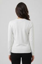 Blusa Feminina Manga Longa em Tricô com Cashmere
