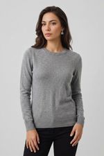Blusa Feminina Manga Longa em Tricô com Cashmere
