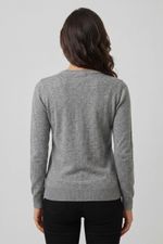 Blusa Feminina Manga Longa em Tricô com Cashmere