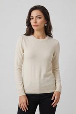 Blusa Feminina Manga Longa em Tricô com Cashmere