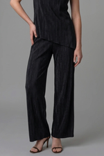 Calça Pantalona Feminina Malha Plissada