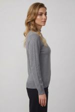 Blusa Feminina Manga Longa com Gola Alta e Interior Apeluciado