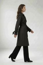 Trench Coat Alongado Com Transpasse