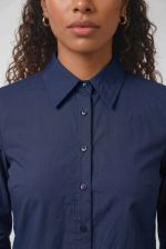 Camisa Feminina Manga Longa Em Viscose Com Poliamida E Prega Nas Costas
