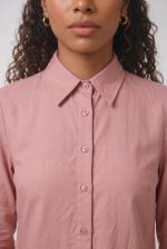 Camisa Feminina Manga Longa Em Viscose Com Poliamida E Prega Nas Costas
