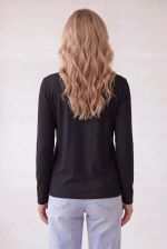 Cardigan Feminino Curto Em Tricô Fino Com Botões Frontais 