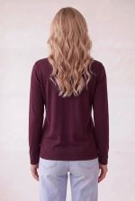Cardigan Feminino Curto Em Tricô Fino Com Botões Frontais 