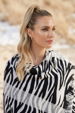 Xale Feminino Estampado Animal Print