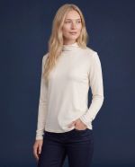 Blusa Feminina Básica em Malha com Gola Chaminé