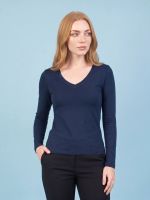 Blusa Feminina Básica em Viscolycra com Decote V