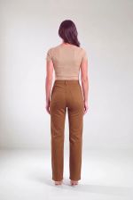 Calça Feminina Wide Leg Viscose e Poliamida