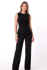 Blusa Feminina Peplum em Malha Ponto Roma