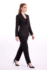 Blazer Feminino Clássico de Alfaiataria com Botão Único