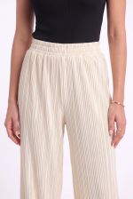 Calça Feminina Aladim Plissada com Barra Ajustável