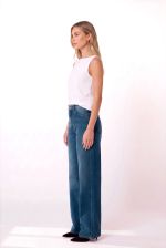 Calça Feminina Jeans Wide Leg