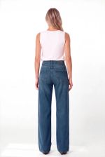 Calça Feminina Jeans Wide Leg