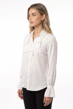 Camisa Fluida com Jabô