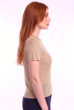 Blusa em Malha Retilínea com Lurex