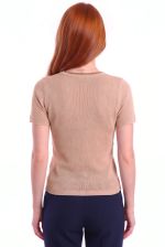 Blusa em Malha Retilínea com Lurex