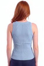 Blusa Regata em Malha Retilínea
