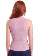 Blusa Regata em Malha Retilínea