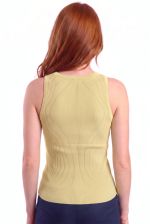 Blusa Regata em Malha Retilínea