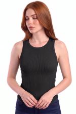Blusa Regata em Malha Retilínea