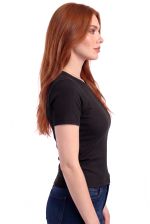 Blusa Ajustada em Malha Canelada