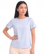 Blusa Manga curta com fenda