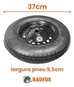 Roda Carriola Completa Com Pneu Câmara 2.35/3.00-8 reforçada