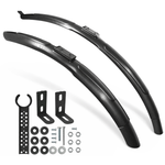 Paralama Bike Aro 26 Mtb Retrátil Nylon Dianteiro Traseiro