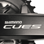 Pedivela Shimano Cues 2v 36-22 Dentes 175mm Ponta Quadrada