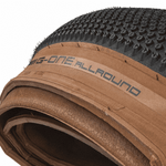 Pneu Schwalbe 28x1.70 G-one R Evo Tl Easy Addix Preto Faixa Marrom 