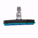 Sapata pastilha De Freio V-brake Allen Gts Azul E Preta Par 