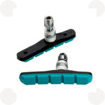 Sapata pastilha De Freio V-brake Allen Gts Azul E Preta Par 