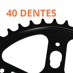 Coroa 40 Dentes Aço Engrenagem Para Bicicleta para Monobloco