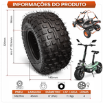Pneu Aro 6 145/70-6 Buggy Quadriciclo Scooter kart Tubeless