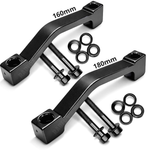 Adaptador Freio A Disco 180mm Dianteiro Traseiro Preto Bike