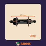 Cubo Dianteiro 135mm Alumínio 36 Furos Fat Bike E Elétrica